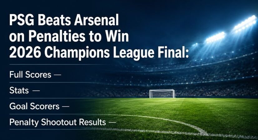 PSG Beats Arsenal on Penalties to Win 2026 Champions League Final: Full Scores, Stats, Goal Scorers, and Penalty Shootout Results