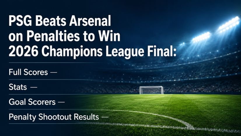PSG Beats Arsenal on Penalties to Win 2026 Champions League Final: Full Scores, Stats, Goal Scorers, and Penalty Shootout Results