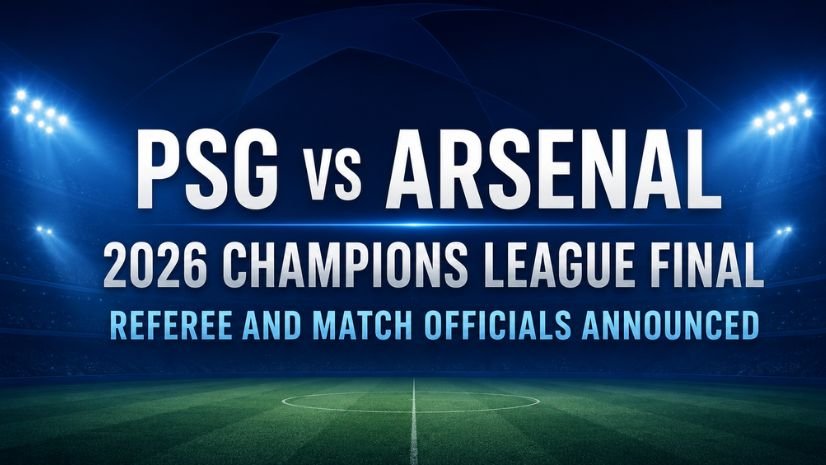 PSG vs Arsenal 2026 Champions League Final Referee and Match Officials Announced