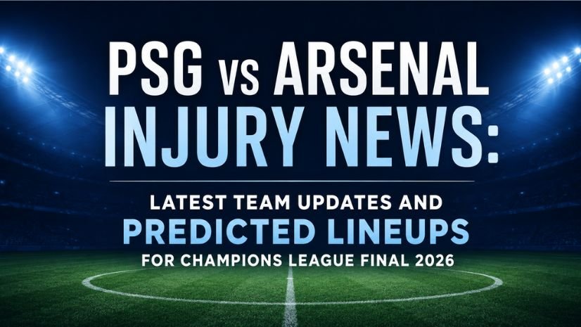 PSG vs Arsenal Injury News: Latest Team Updates and Predicted Lineups for Champions League Final 2026