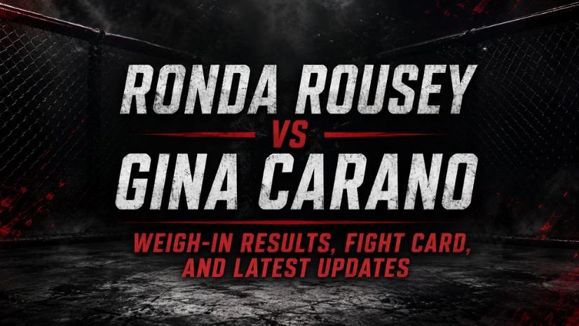 Ronda Rousey vs Gina Carano Weigh-In Results, Fight Card, and Latest Updates