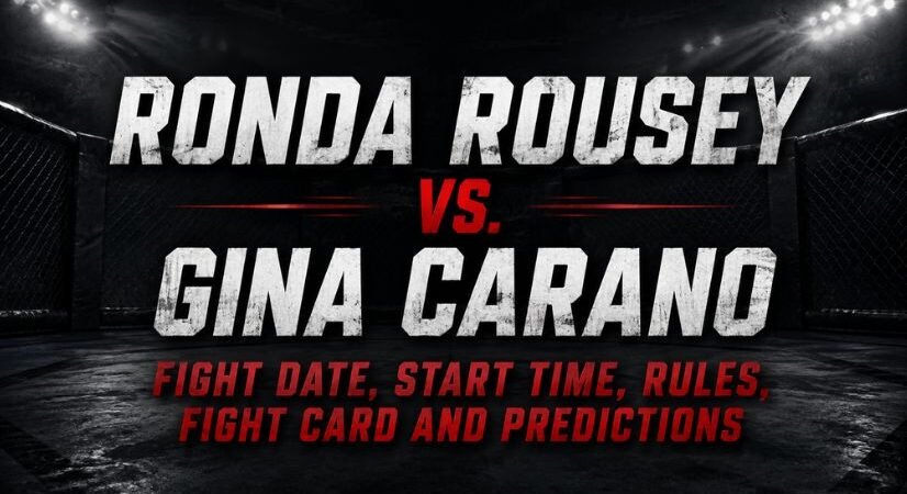 Ronda Rousey vs. Gina Carano Fight Date, Start Time, Rules, Fight Card, and Predictions
