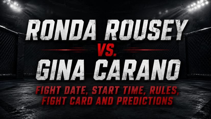 Ronda Rousey vs. Gina Carano Fight Date, Start Time, Rules, Fight Card and Predictions