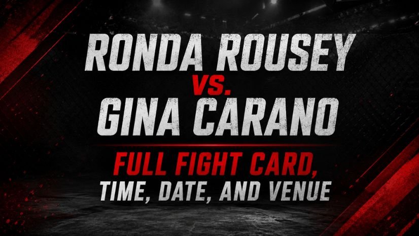 Ronda Rousey vs. Gina Carano: Full Fight Card, Main Event Time, Date, and Venue