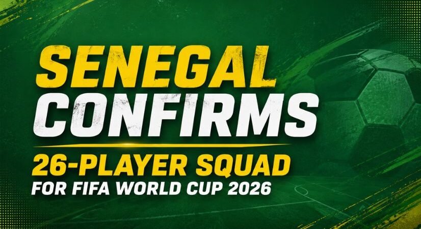 Senegal Confirms 26-Player Squad for FIFA World Cup 2026