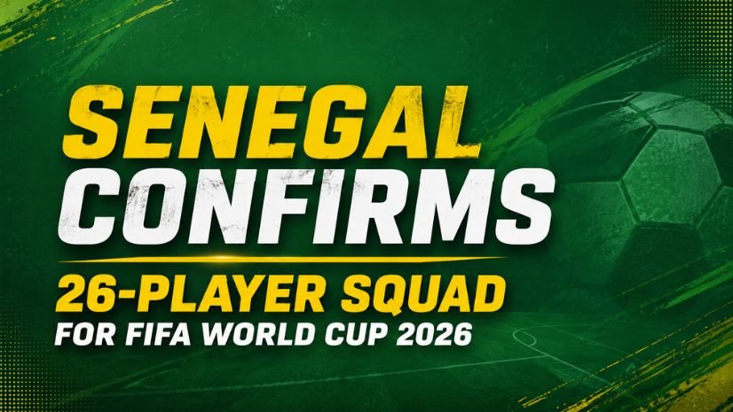 Senegal Confirms 26-Player Squad for FIFA World Cup 2026
