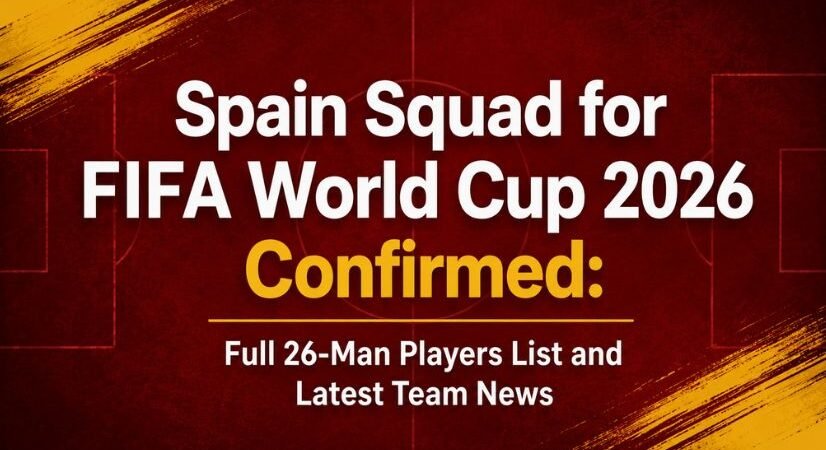 Spain Squad for FIFA World Cup 2026 Confirmed: Full 26-Man Players List and Latest Team News