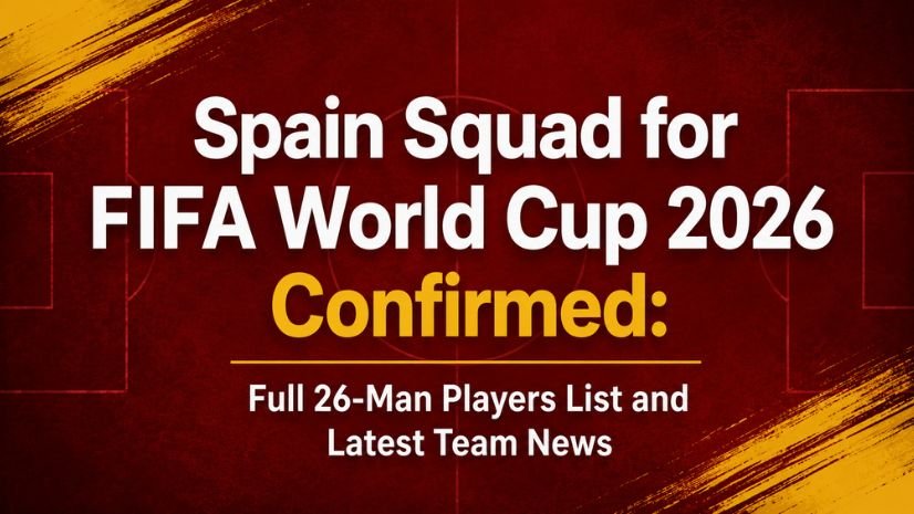 Spain Squad for FIFA World Cup 2026 Confirmed: Full 26-Man Players List and Latest Team News