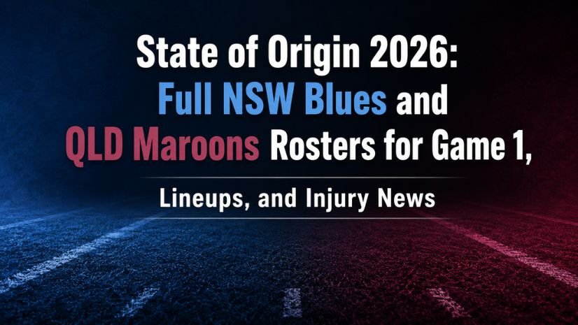 State of Origin 2026: Full NSW Blues and QLD Maroons Rosters for Game 1, Lineups, and Injury News