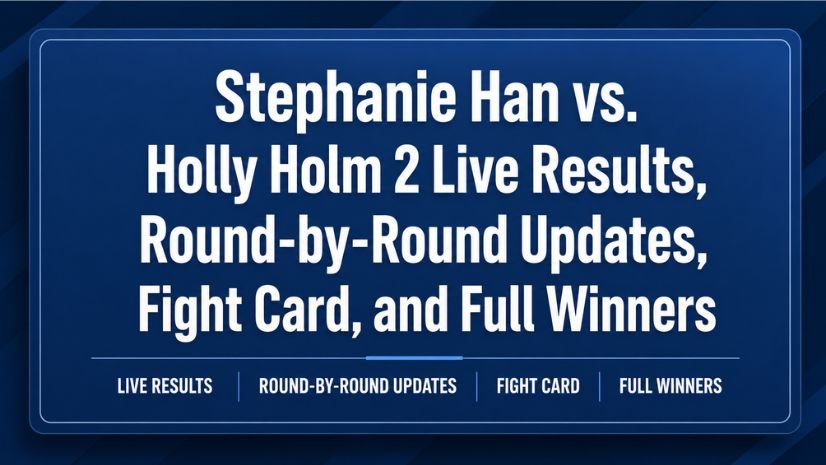 Stephanie Han vs. Holly Holm 2 Live Results, Round-by-Round Updates, Fight Card, and Full Winners