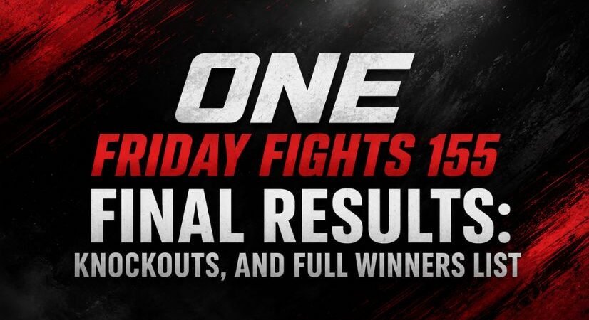 ONE Friday Fights 155 Final Results: Knockouts, And Full Winners List