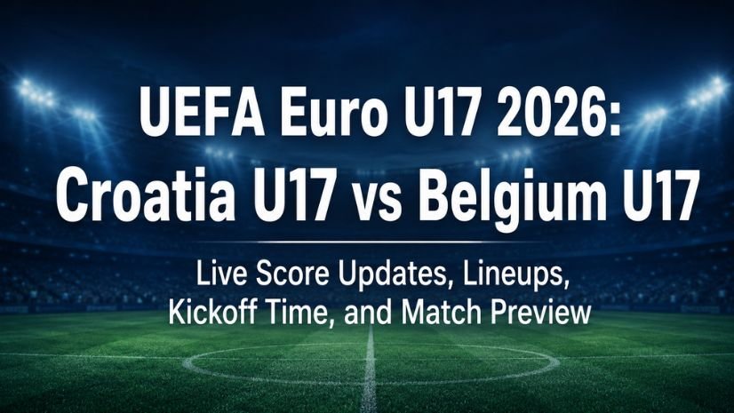 UEFA Euro U17 2026: Croatia U17 vs Belgium U17 Live Score Updates, Lineups, Kickoff Time, and Match Preview