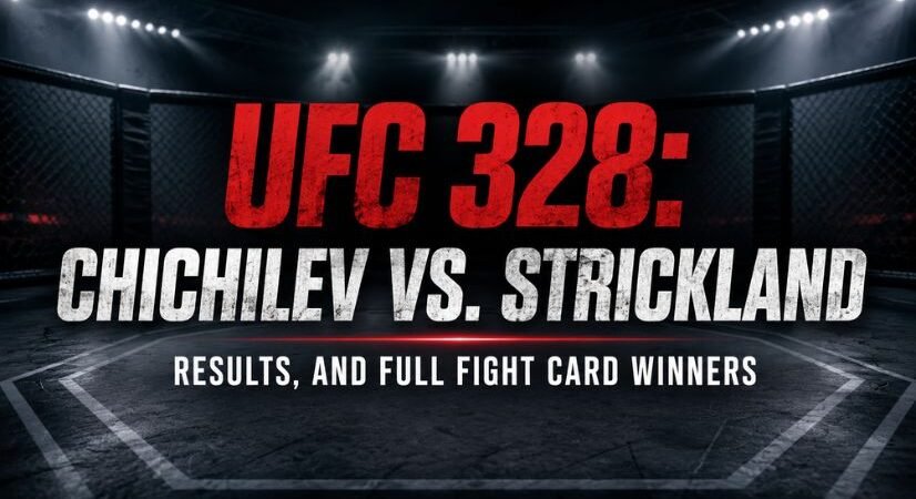 UFC 328: Chichilev vs. Strickland Results Updates, and Full Fight Card Winners from Newark