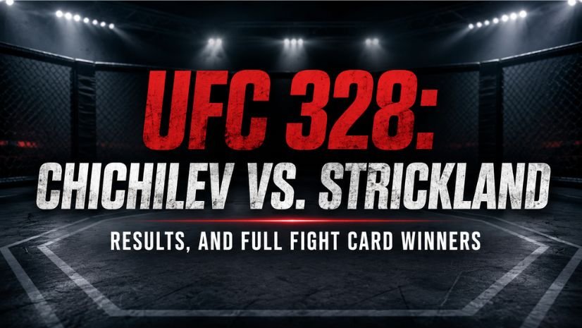 UFC 328: Chichilev vs. Strickland Results Updates, and Full Fight Card Winners from Newark