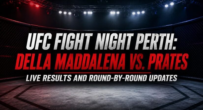 UFC Fight Night Perth: Della Maddalena vs. Prates Live Results and Round-by-Round Updates