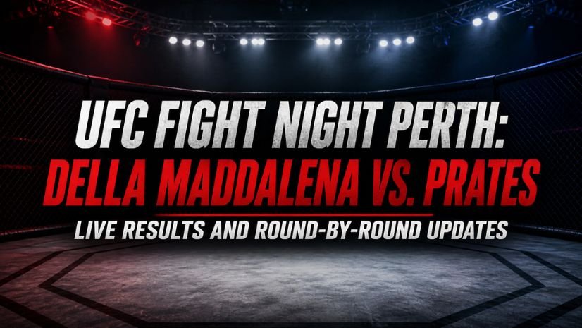 UFC Fight Night Perth: Della Maddalena vs. Prates Live Results and Round-by-Round Updates