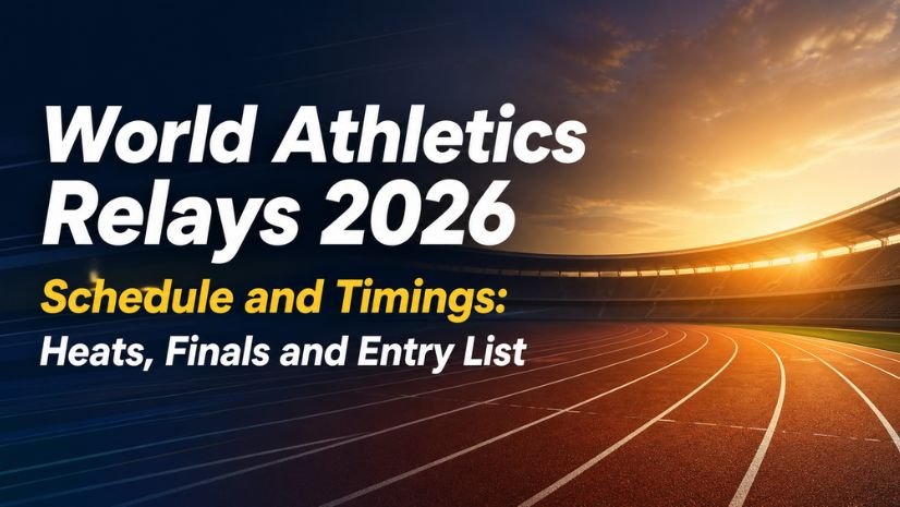 World Athletics Relays 2026 Schedule and Timings: Heats, Finals and Entry List