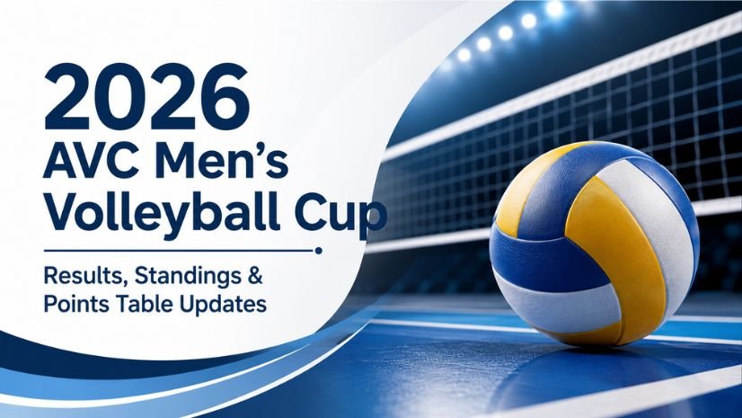 2026 AVC Men's Volleyball Cup Results, Standings & Points Table Updates
