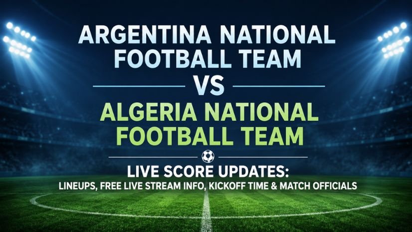 Argentina National Football Team vs Algeria National Football Team Live Score Updates: Lineups, Free Live Stream Info, Kickoff Time & Match Officials