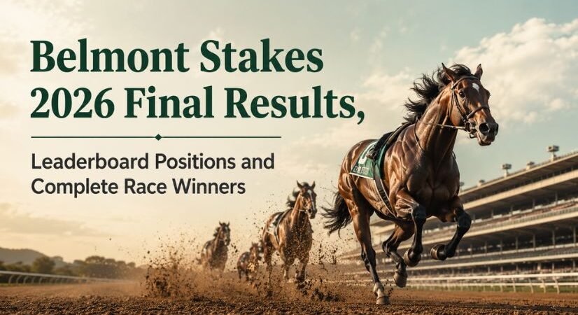 Belmont Stakes 2026 Final Results: Golden Tempo Wins, Leaderboard Positions, Full Order of Finish and Race Winners