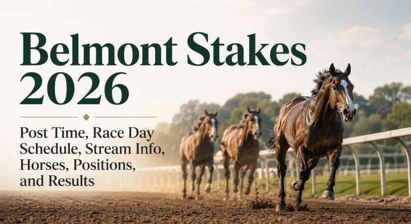 Belmont Stakes 2026: Post Time, Full Race Day Schedule, Post Positions, TV Channel, Live Stream Info, and Results Tracker