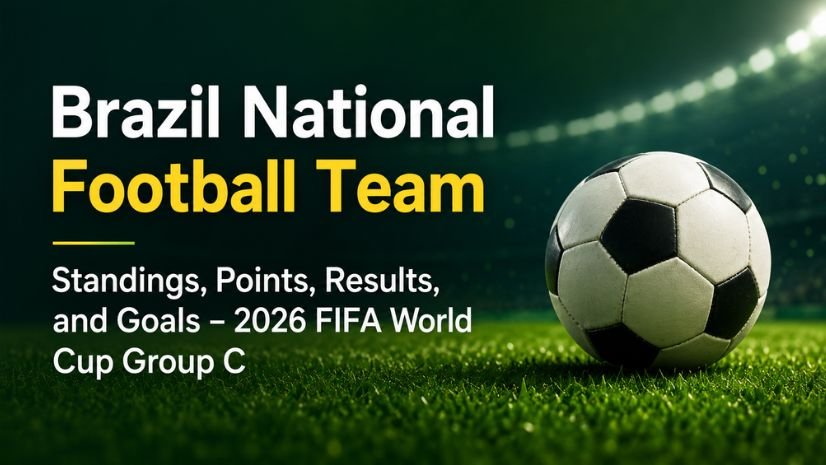 Brazil National Football Team Standings, Points, Results, and Goals – 2026 FIFA World Cup Group C