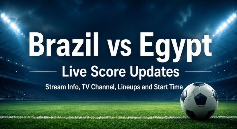 Brazil vs Egypt Live Score Updates, Stream Info, TV Channel, Lineups and Start Time
