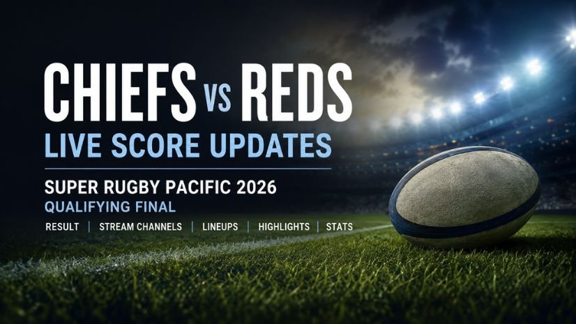 Chiefs vs Reds Live Score Updates: Super Rugby Pacific 2026 Qualifying Final Result, Stream Channels, Lineups, Highlights and Stats