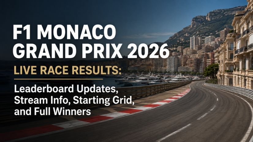 F1 Monaco Grand Prix 2026 Live Race Results: Leaderboard Updates, Stream Info, Starting Grid, and Full Winners
