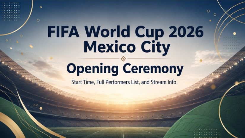 FIFA World Cup 2026 Mexico City Opening Ceremony Start Time, Full Performers List, and Stream Info