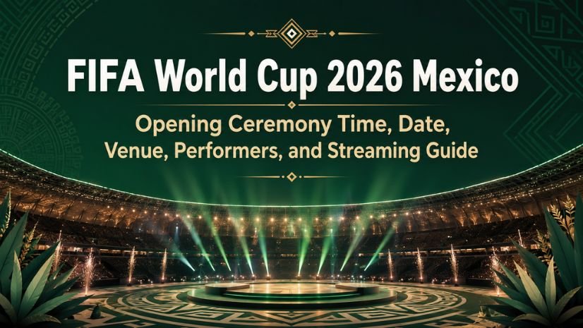 FIFA World Cup 2026 Mexico Opening Ceremony Time, Date, Venue, Performers, and Streaming Guide