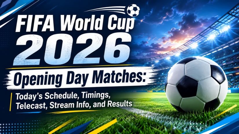 FIFA World Cup 2026 Opening Day Matches: Today's Schedule, Timings, Telecast, Stream Info, and Results