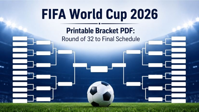 FIFA World Cup 2026 Printable Bracket PDF: Round of 32 to Final Schedule