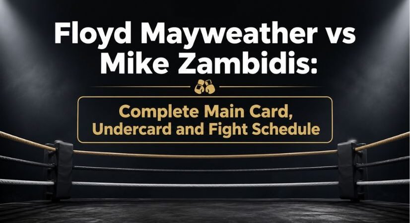 Floyd Mayweather vs Mike Zambidis: Complete Main Card, Undercard and Fight Schedule
