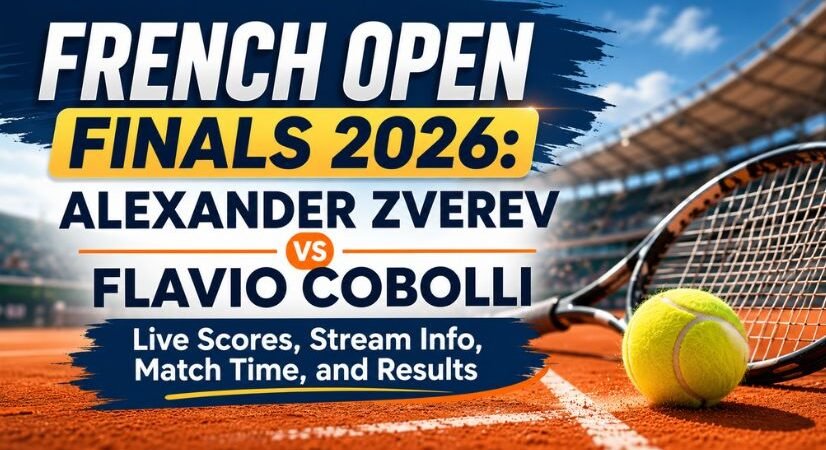 French Open Finals 2026: Alexander Zverev vs Flavio Cobolli Live Scores, Stream Info, Match Time, and Results