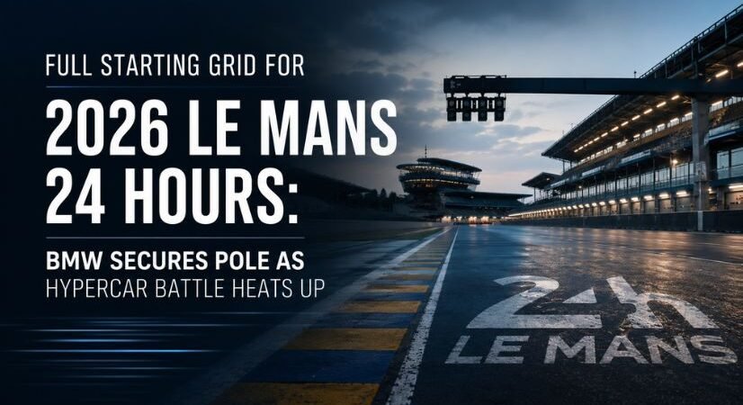 Full Starting Grid for 2026 Le Mans 24 Hours:  Complete Hypercar, LMP2 and LMGT3 Lineup