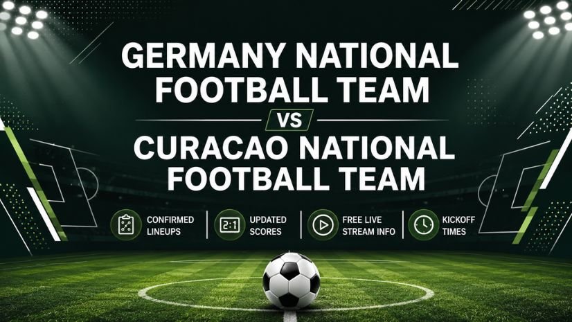 Germany National Football Team vs Curacao National Football Team Confirmed Lineups, Updated Scores, Free Live Stream Info, and Kickoff Times