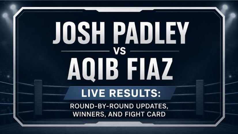 Josh Padley vs Aqib Fiaz Live Results: Round-by-Round Updates, Winners, and Fight Card