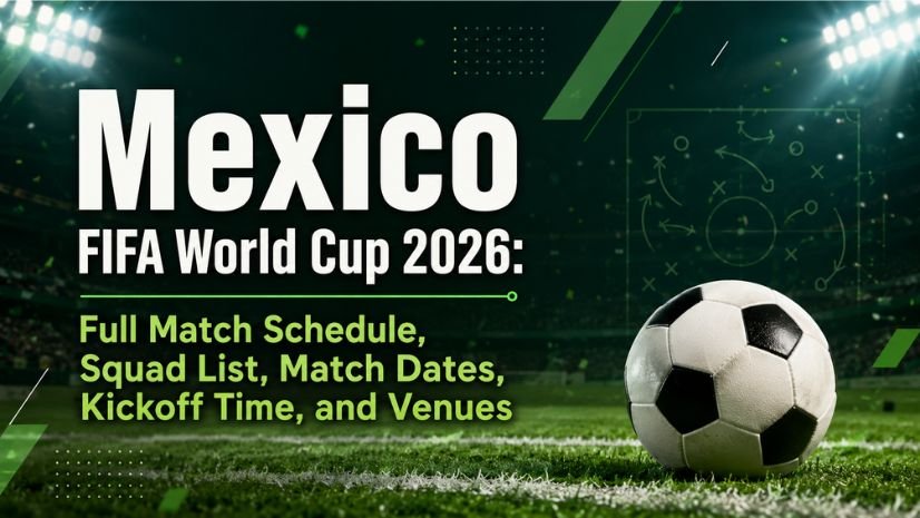 Mexico FIFA World Cup 2026: Full Match Schedule, Stream Info, Squad List, Match Dates, Kickoff Time, and Venues