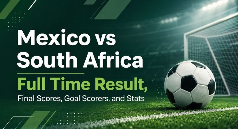 Mexico vs South Africa Full Time Result, Final Scores, Goal Scorers, and Stats