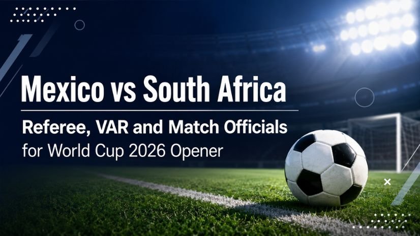 Mexico vs South Africa Referee, VAR and Match Officials for World Cup 2026 Opener