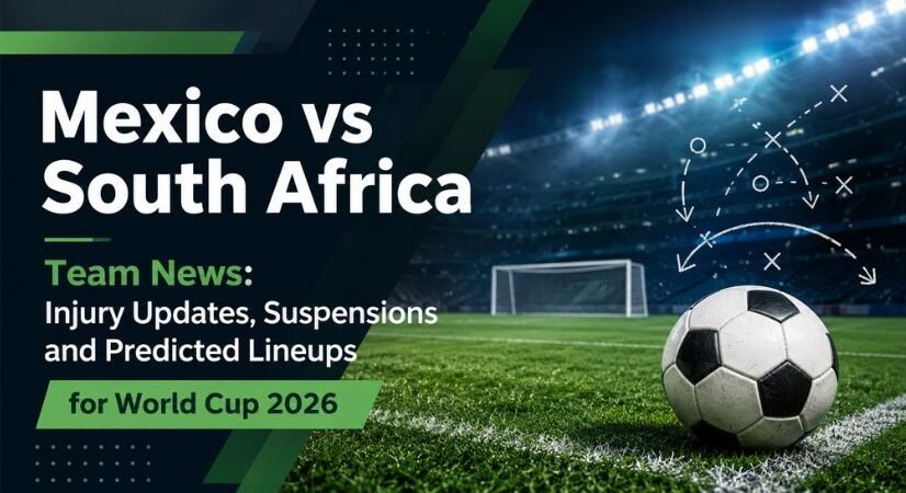Mexico vs South Africa Team News: Injury Updates, Suspensions and Predicted Lineups for World Cup 2026