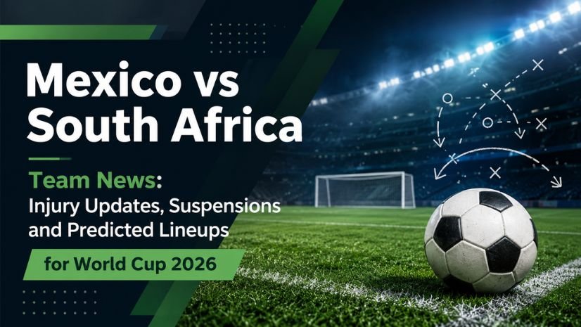 Mexico vs South Africa Team News: Injury Updates, Suspensions and Predicted Lineups for World Cup 2026