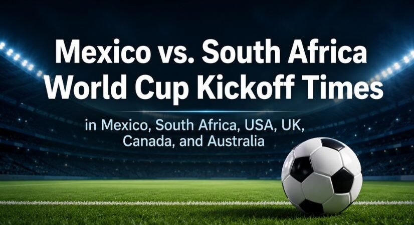 Mexico vs. South Africa World Cup 2026 Kickoff Times in Mexico, South Africa, USA, UK, Canada, and Australia