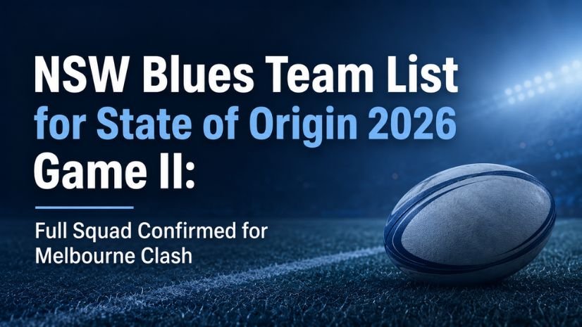 NSW Blues Team List for State of Origin 2026 Game II: Full Squad Confirmed for Melbourne Clash