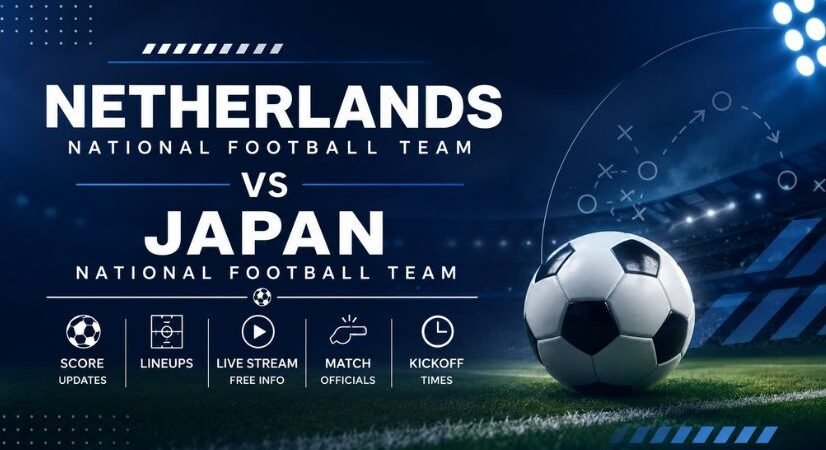 Netherlands National Football Team vs Japan National Football Team Score Updates, Lineups, Live Stream Free Info, Match Officials, and Kickoff Times