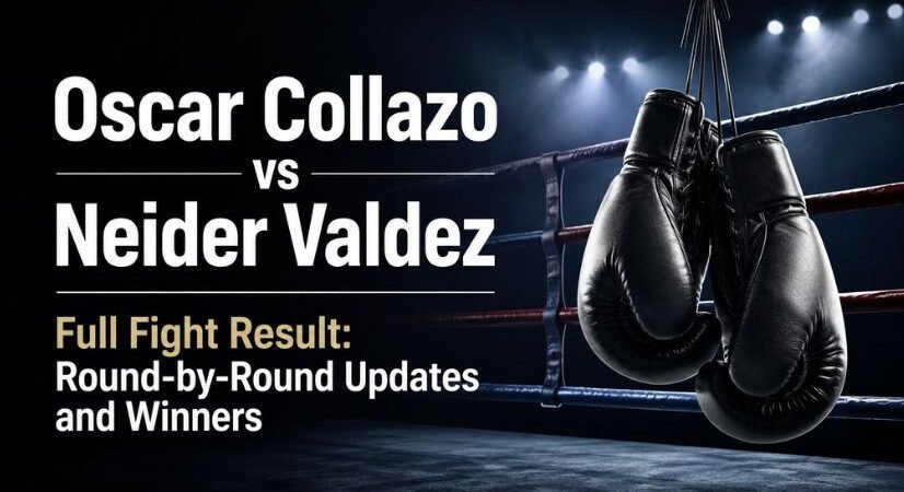 Oscar Collazo vs Neider Valdez Full Fight Result Today: Round-by-Round Updates, Scores, and Winner