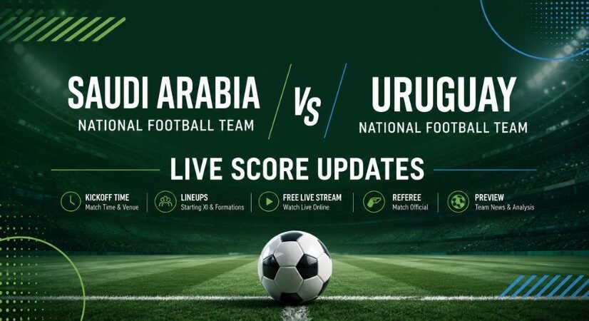 Saudi Arabia vs Uruguay Live Score Updates, Kickoff Time, Lineups, Free Live Stream Info, Referee, and Preview