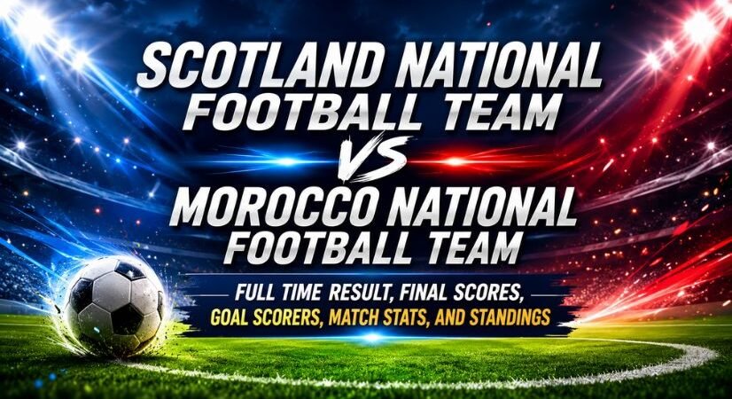Scotland National Football Team vs. Morocco National Football Team Full Time Result, Final Scores, Goal Scorers, Match Stats, and Standings