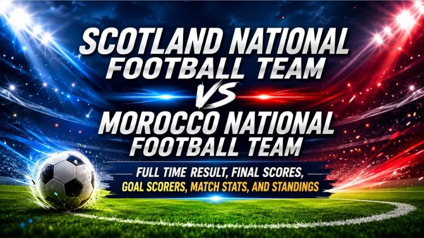 Scotland National Football Team vs. Morocco National Football Team Full Time Result, Final Scores, Goal Scorers, Match Stats, and Standings